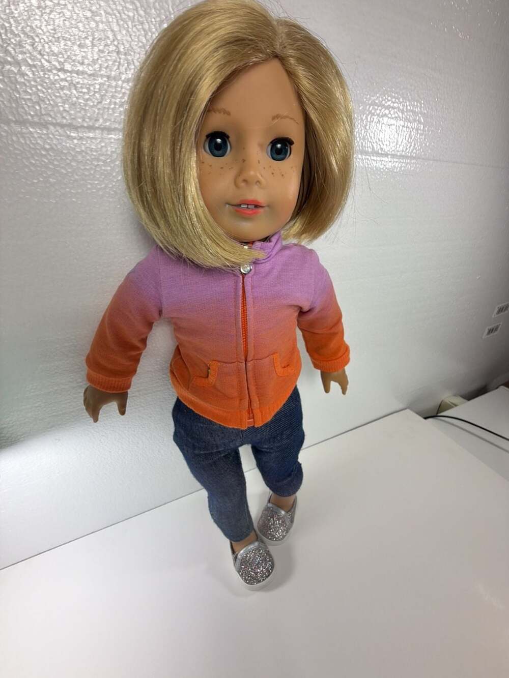 American Girl McKenna Doll with Blonde Bob and Warm-Up Outfit